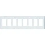 Pro Wire CVRPLT-8W 8-Gang Box Cover Plate White