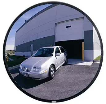 See All PLXO30 Circular Acrylic Heavy Duty Outdoor Convex Security Mirror, 30" Diameter (Pack of 1)