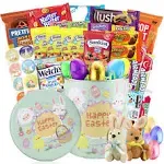 Eva's Gift Universe Easter Care Package (41 Count) Candy Chocolates Great Snacks for Family Friends Kids Coworkers