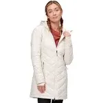 Columbia Heavenly Long Hooded Jacket - Women's Chalk XL