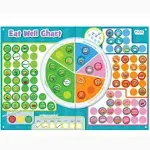 Fiesta Crafts Eat Well Magnetic Food Chart - Reward chart for children with Colo