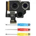 MMOBIEL Main Rear Back Camera Replacement Compatible with iPhone 12 Pro Max 2020 12 Mp / 12 Mp / 12 Mp - Incl. Screwdrivers