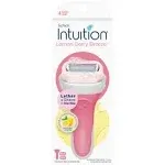 Schick Intuition Lemon Berry Breeze Razor Handle + 2 Refill Cartridges