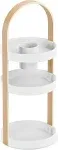 Umbra Bellwood Cosmetic Organizer (White-Natural)