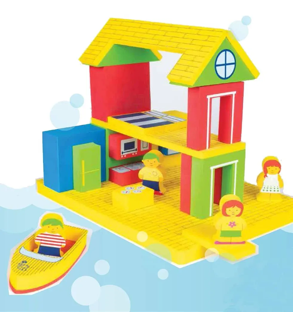 Floating Adventure House Bath Toy Pool Toy in Science Museums and Childrens Museums Nationwide