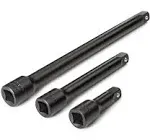 TEKTON 1/2 Inch Drive Impact Extension Set, 3-Piece (3, 6, 10 in.) | SIA92001