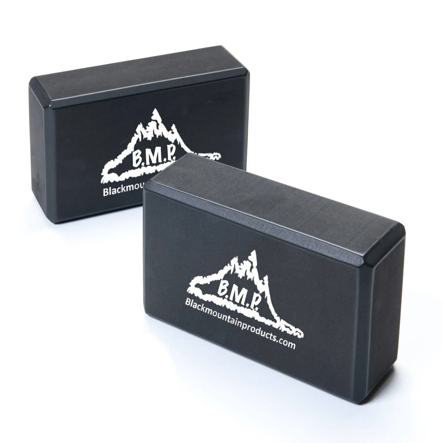 Black Mountain Products Set of Two Yoga Blocks - Black