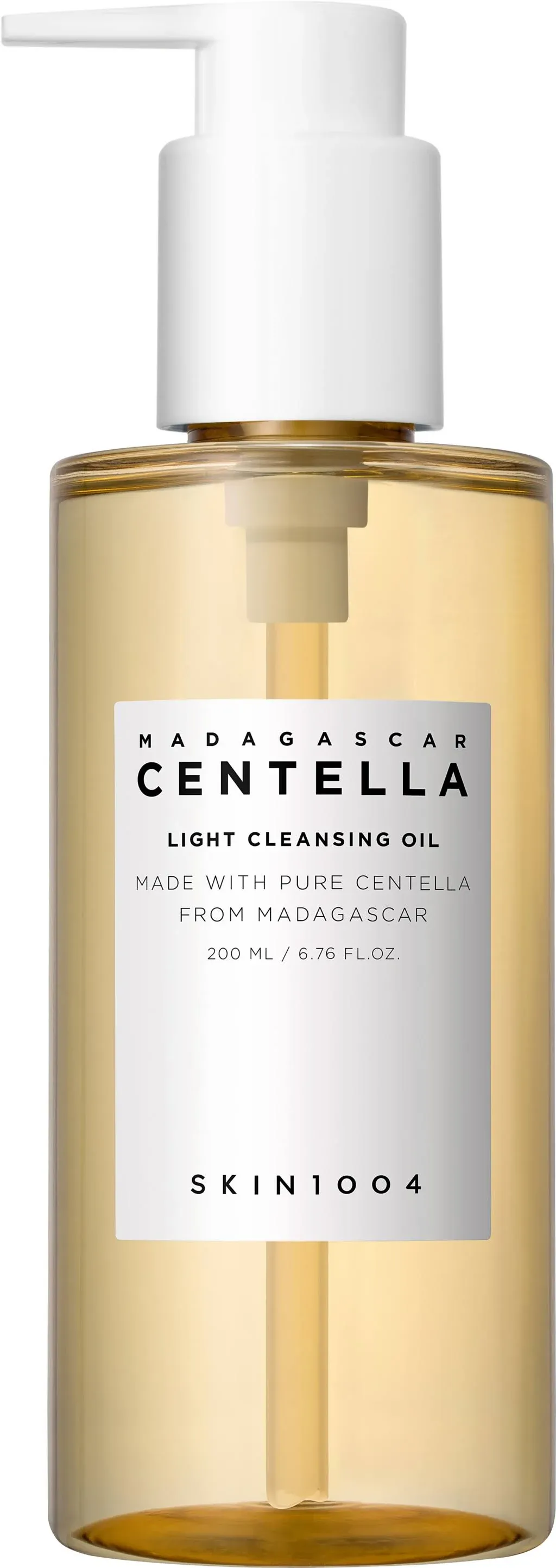 SKIN1004 Madagascar Centella Light Cleansing Oil 6.76 fl.oz, 200ml, Pure and Light Oil with Fresh Cleansing Effect, Micellar Cleansing Hypoallergenic Use 