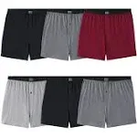 Mens 6 Pack Knit Boxers