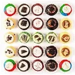 Baked by Melissa Cupcakes - Psog Party Safe Original Greats No Nut Flavors Cupcakes - Assorted Bite-Size Cupcakes, Includes 7 Different Flavors Tie-d