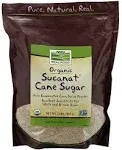 Now Foods Sucanat Cane Sugar Organic