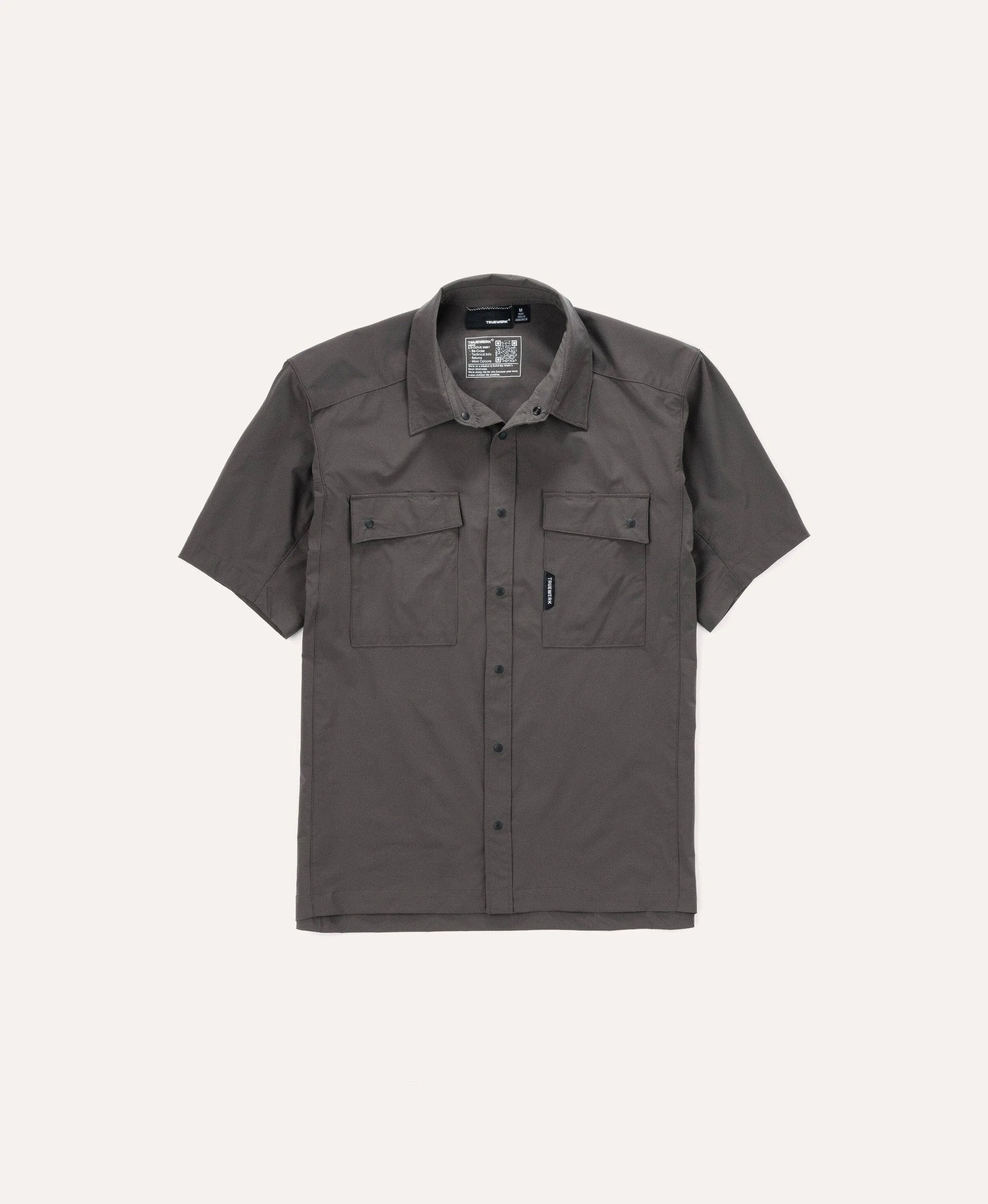 TRUEWERK Men's Cloud Work Shirt - Button Down, Lightweight, Fast-Drying, Breathable, and SPF Shirts