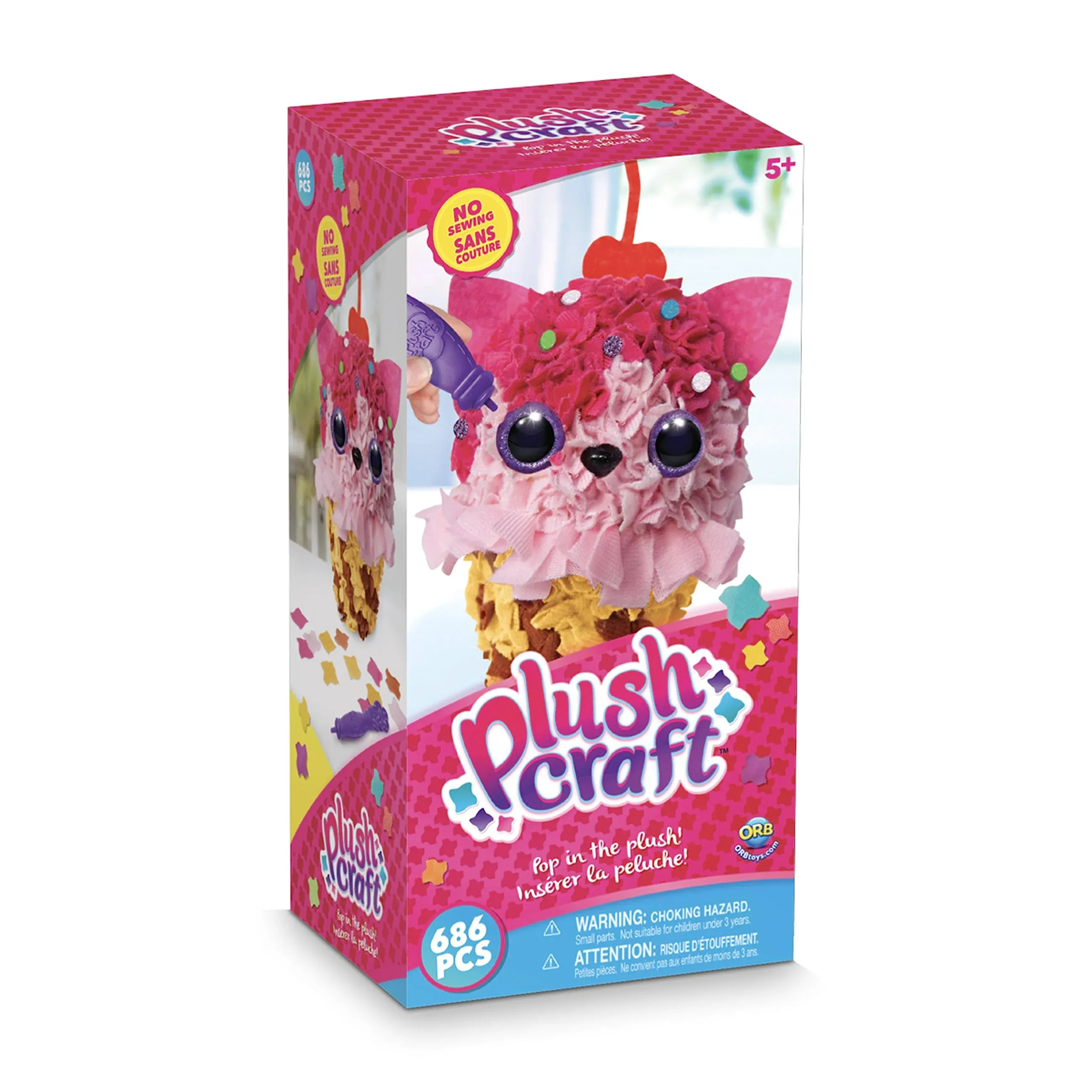 PlushCraft 3D Ice Cream Cat