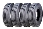 Set 4 GREMAX ST235/80R16 All Steel Heavy Duty RV Trailer Tires 14PR Load Range G