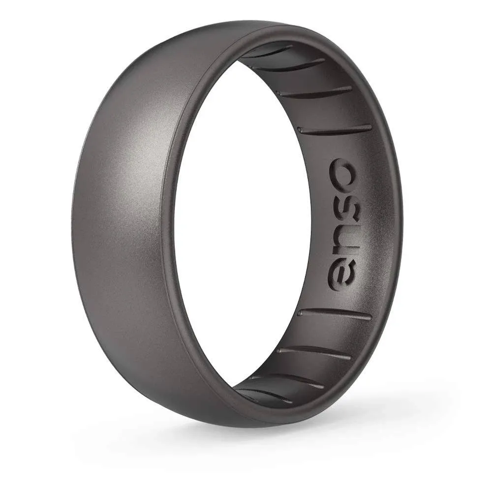 Enso Rings Classic Elements Series Silicone Ring - Platinum