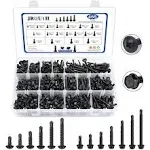 465 PCS Self Drilling Screws 410 Stainless Steel Self Tapping Screws for Metal-2