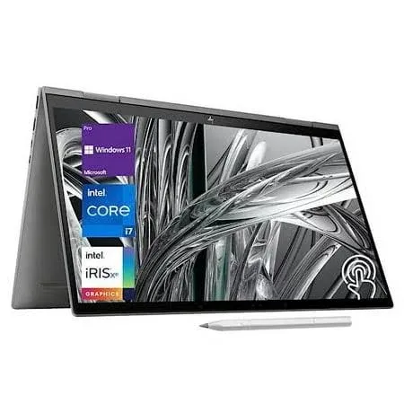 HP Newest 13th Generation Envy 2-in-1 Business Laptop, 15.6 inch Touchscreen Display, Intel Core i7-1355U Processor, 64gb Ram, 1TB Ssd, Wi-Fi 6,