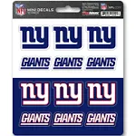 Official Licensed - NFL New York Giants Vinyl Mini Decal Pack Made in USA