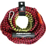 Airhead 2 Section Tow Rope | 1-4 Rider Towable Tube Rope, Dual Sections, 4,150lb Break Strength, 50 ft and 60 ft Options, Rope Keeper Included