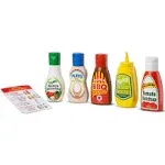 Melissa & Doug 6pc Favorite Condiments Play Food Set