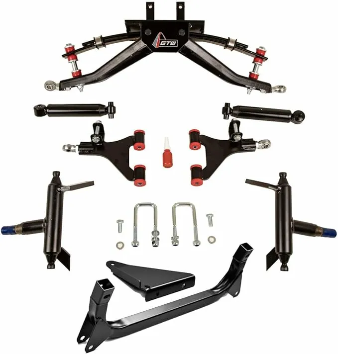 GTW 4" Double A-Arm Golf Cart Lift Kit for Yamaha G29/Drive (2007-2016) and Drive