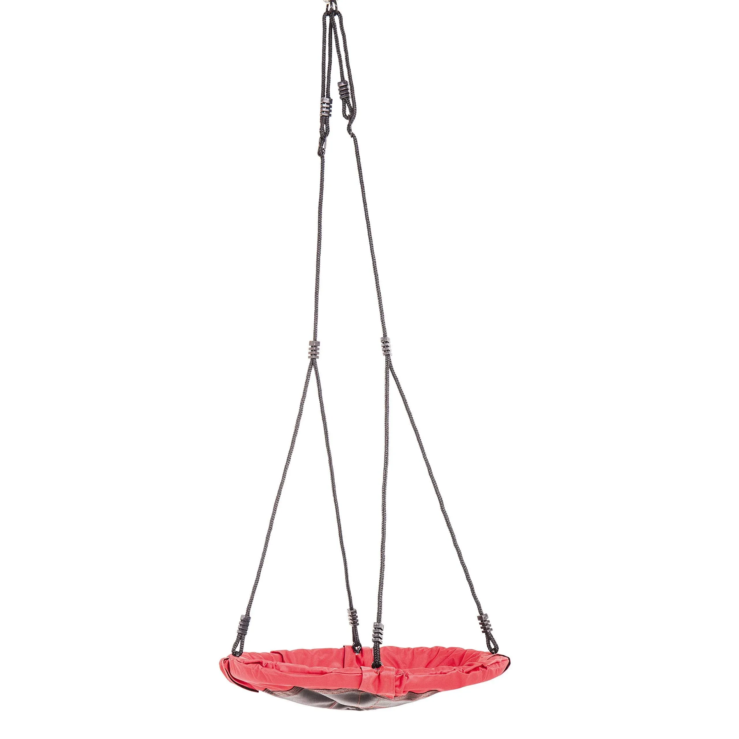 Jack and June 24" Diameter Red Round Swing Supports up to 300 lbs Swing