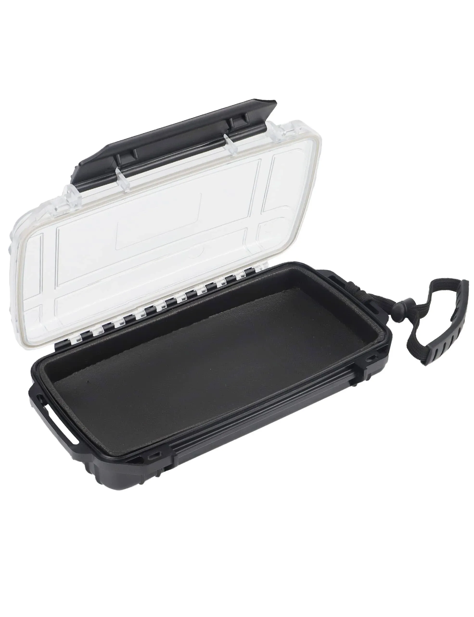 Hlotmeky Dry Box Waterproof Box for Kayaking Boat Waterproof Phone Box Small Waterproof Container Watertight Storage Box Diving Dry Case (Black)