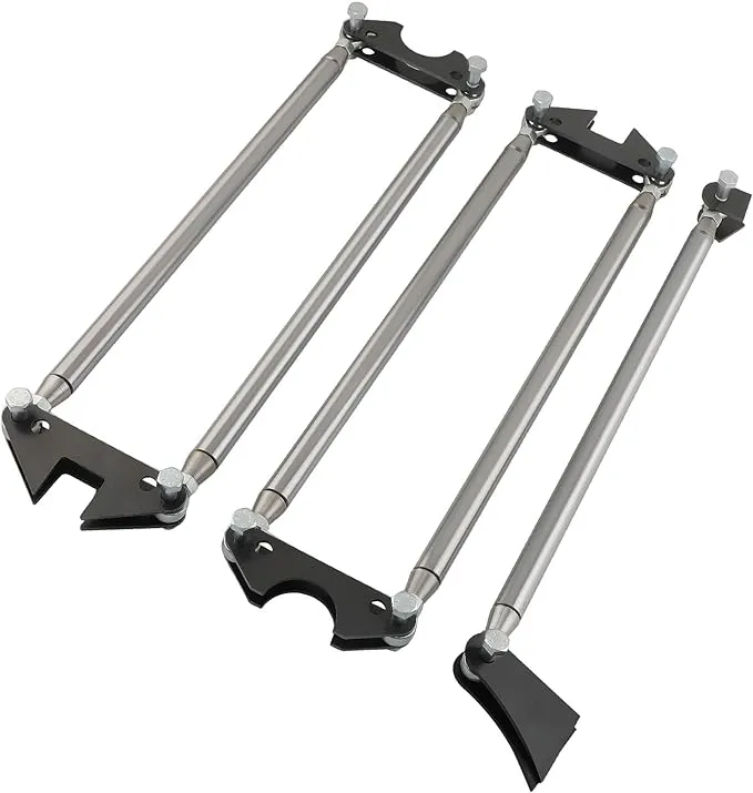 Parallel 4-Link Suspension Kit, Universal Weld-On 24" Steel Bars for Rat Rod Hot Rod Truck Classic Car