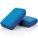 The Rag Company 0406-ULTRA-CLA<wbr/>Y-SCRUB-2PK The ULTRA Clay Scrubbers BLUE (2-PACK)