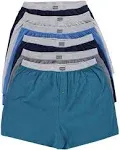 Fruit of The Loom Men's Knit Boxers, Assorted 6 Pack