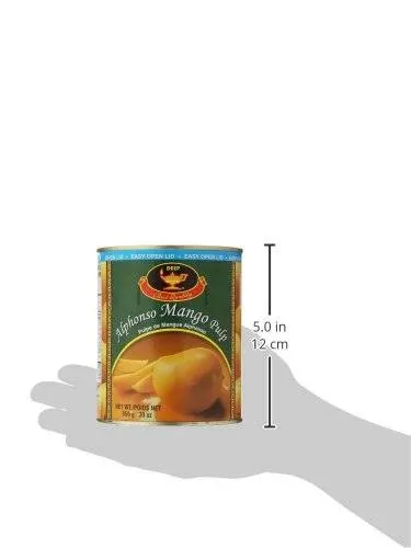 Deep, Alphonso Mango Pulp, 850 Grams(gm)