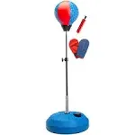 Height Adjustable Freestanding Punching Bag for Kids Boxing Set With Gloves