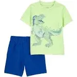 Carter's Infant Boy's 2-Piece Dinosaur Tee/Short Set - 1Q506910-6M | Blain's Farm & Fleet