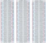ELEGOO 3pcs Breadboard 830 Point Solderless Prototype PCB Board Kit for Arduino Proto Shield Distribution Connecting Blocks