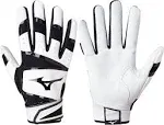 Mizuno B-303 Youth Baseball Batting Gloves 330418 - Black - Large