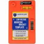 Low Voltage Mounting Bracket Template