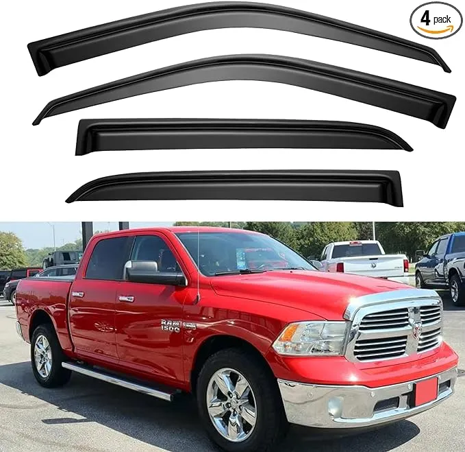 Window Visors Rain Guards for 1988-1999 Chevy/GMC C/K 1500/2500/3500 Standard Cab, Window Wind Deflectors Vent Shades for 1995-1999 Tahoe, 1992-1994 Blazer Regular Cab