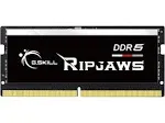 G.SKILL Ripjaws DDR5 SO-DIMM Series DDR5 RAM 16GB (1x16GB) 4800MT/s CL34-34-34-76 1.10V Unbuffered Non-ECC Notebook/Laptop Memory SODIMM (F5-4800S3434A16GA1-RS)