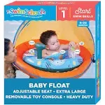 SwimSchool Infant Baby Pool Floats, Free Swimming, Super Buoyant – Ages 6-24 Months – Multiple Colors/Styles – Adjustable Canopies and Seats, Splash & Play Baby Floaties