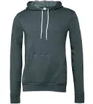 Bella + Canvas 3719 - Unisex Sponge Fleece Pullover Hoodie Heather Slate XS