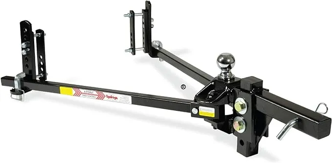 Equal-i-zer 4-point Sway Control Hitch, 90-00-1600, 16,000 Lbs Trailer Weight Rating, 1,600 Lbs Tongue Weight Rating, Weight Distribution Kit Includes Standard Hitch Shank, Ball NOT Included