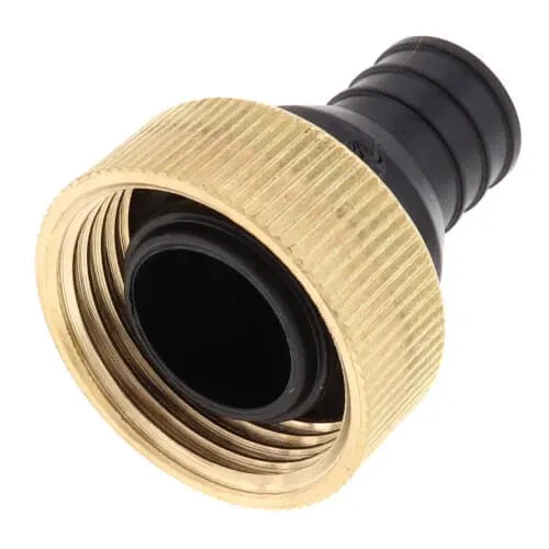 Viega Manabloc Supply Adapter - 3/4&#034; Poly Crimp x Brass ManaBloc Supply Adapter