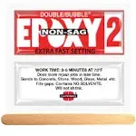 Hardman Double Bubble Red Non-Sag (Thixotropic) Epoxy Gel-Extra Fast Setting 3-5 Minute (#04008) 50 Packs