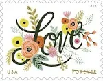 USPS Love Flourishes Forever Postage Stamps (Sheet of 20)