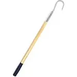 Sea Striker Wood Gaff | Elongated Hardwood Handle with Stainless Steel Hook