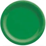 Green 10 Paper Dinner Plates (20 Pack)