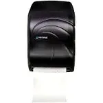 San Jamar Tear-N-Dry Oceans Paper Towel Dispenser 1.5 Inch Core Rolls with Touchless Dispensing for Bathroom, Kitchens, Restaurants, and Cafeterias, Plastic, Black Pearl