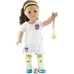 Emily Rose 18 Inch Doll USA Soccer Uniform