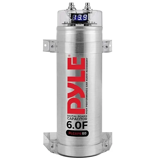 Pyle 6.0 Farad Digital Power Capacitor - High-Performan<wbr/>ce Car Audio PLCAPE60(A-3