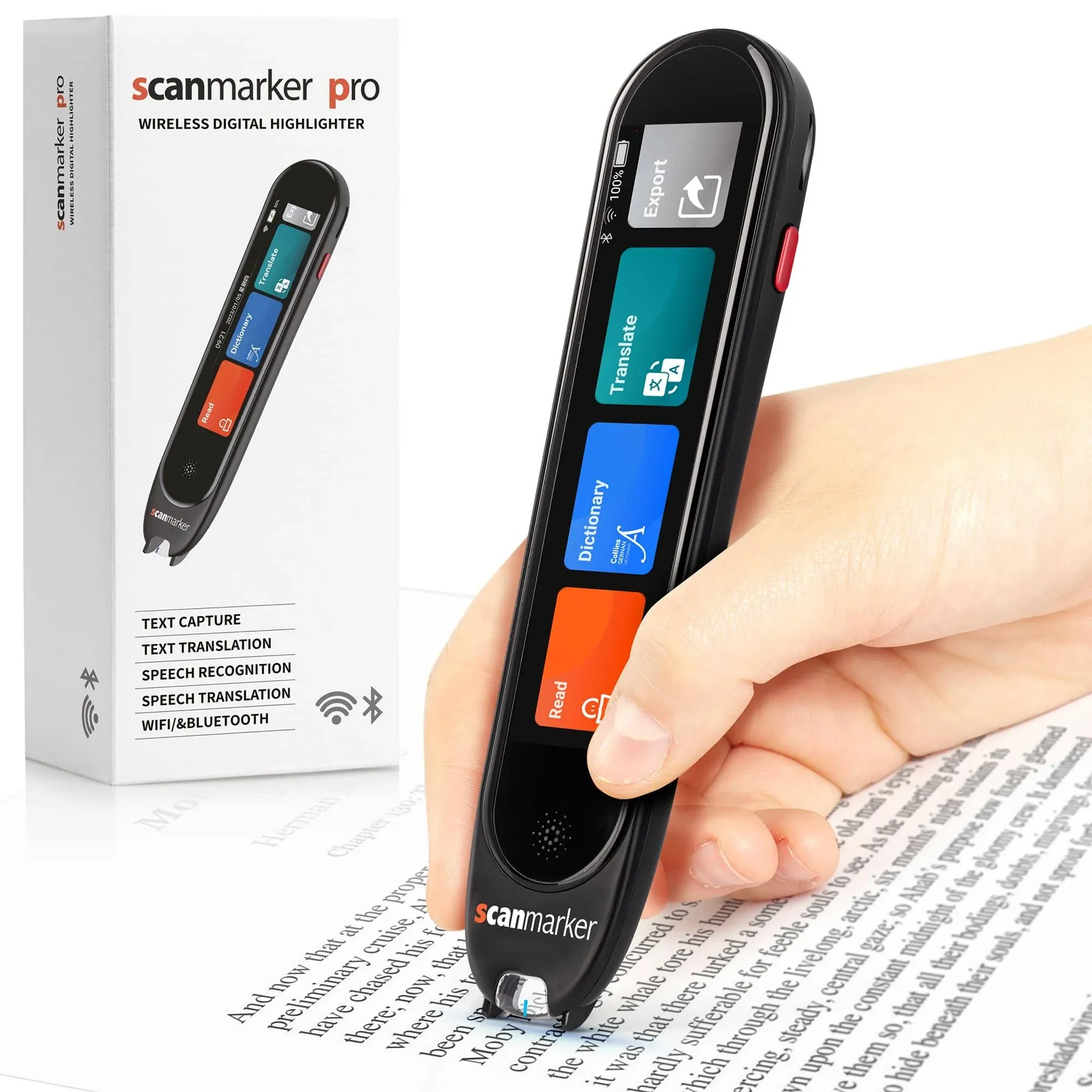 Scanmarker Pro | Reading Pen & Translation Pen | Assistive Tool for Dyslexia, Learning Difficulties & Language Learners